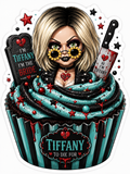 Tiffany Cupcake Sticker