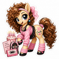 Happy Birthday, Samantha | Sixteen Candles Pony Vinyl Sticker