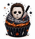 Michael Myers Cupcake Sticker