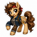 Goonies Never Say Die | The Goonies Pony Vinyl Sticker