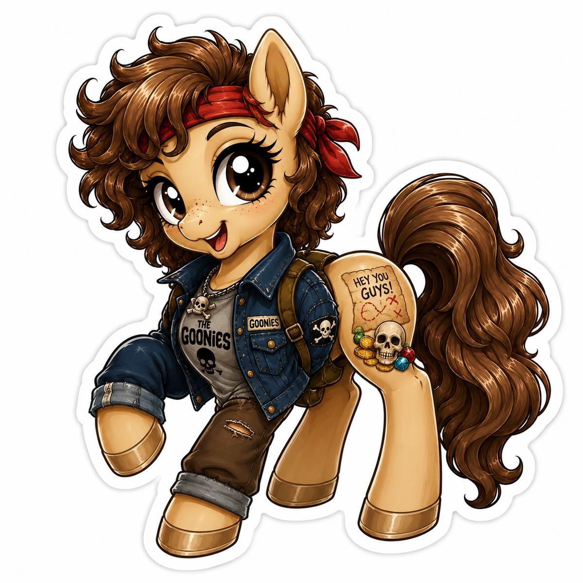 Goonies Never Say Die | The Goonies Pony Vinyl Sticker