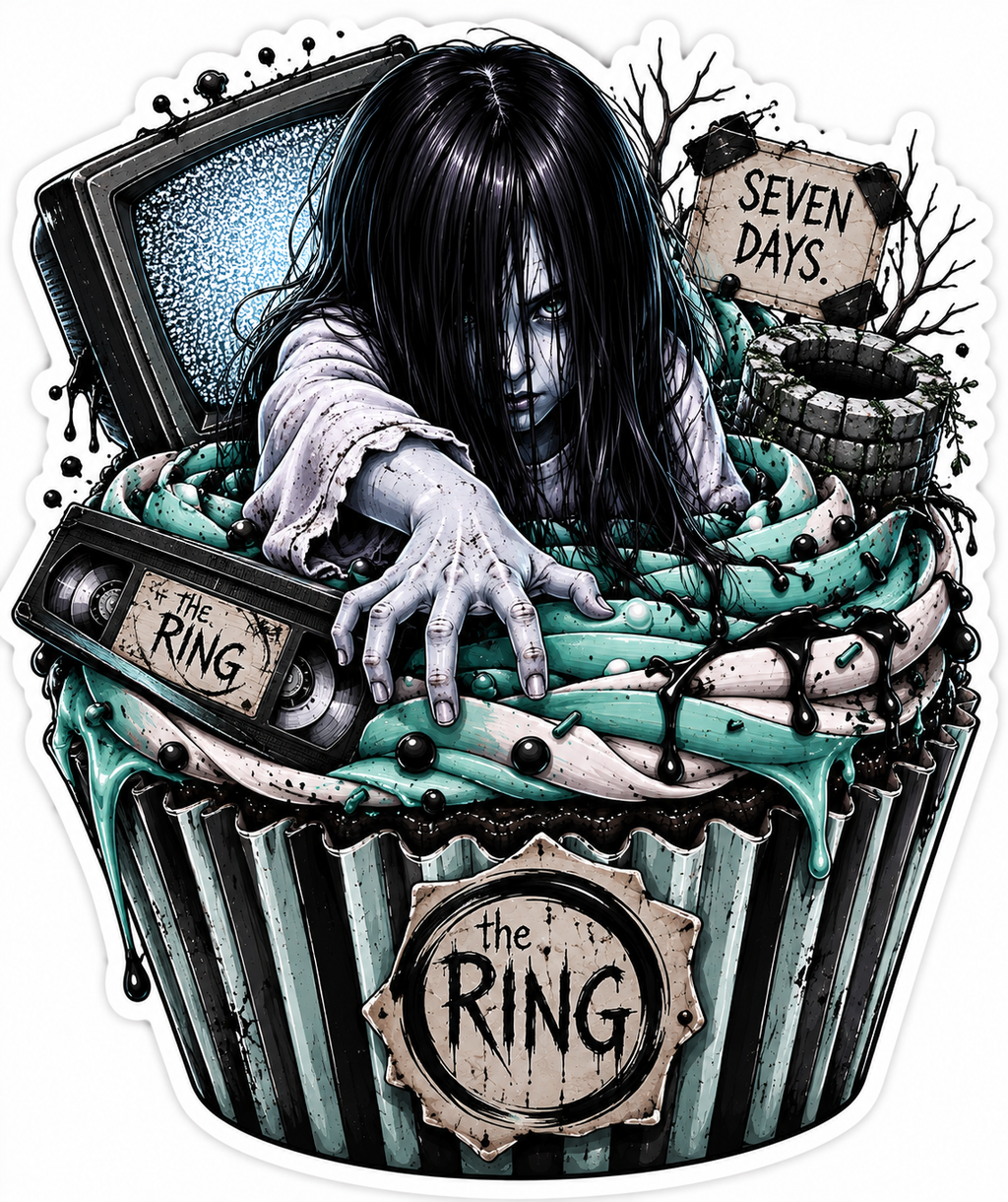 The Ring Cupcake Sticker