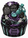 Haunted Mansion Cupcake Sticker
