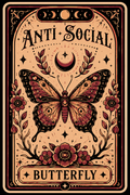 Anti-Social Butterfly - Unhinged Tarot