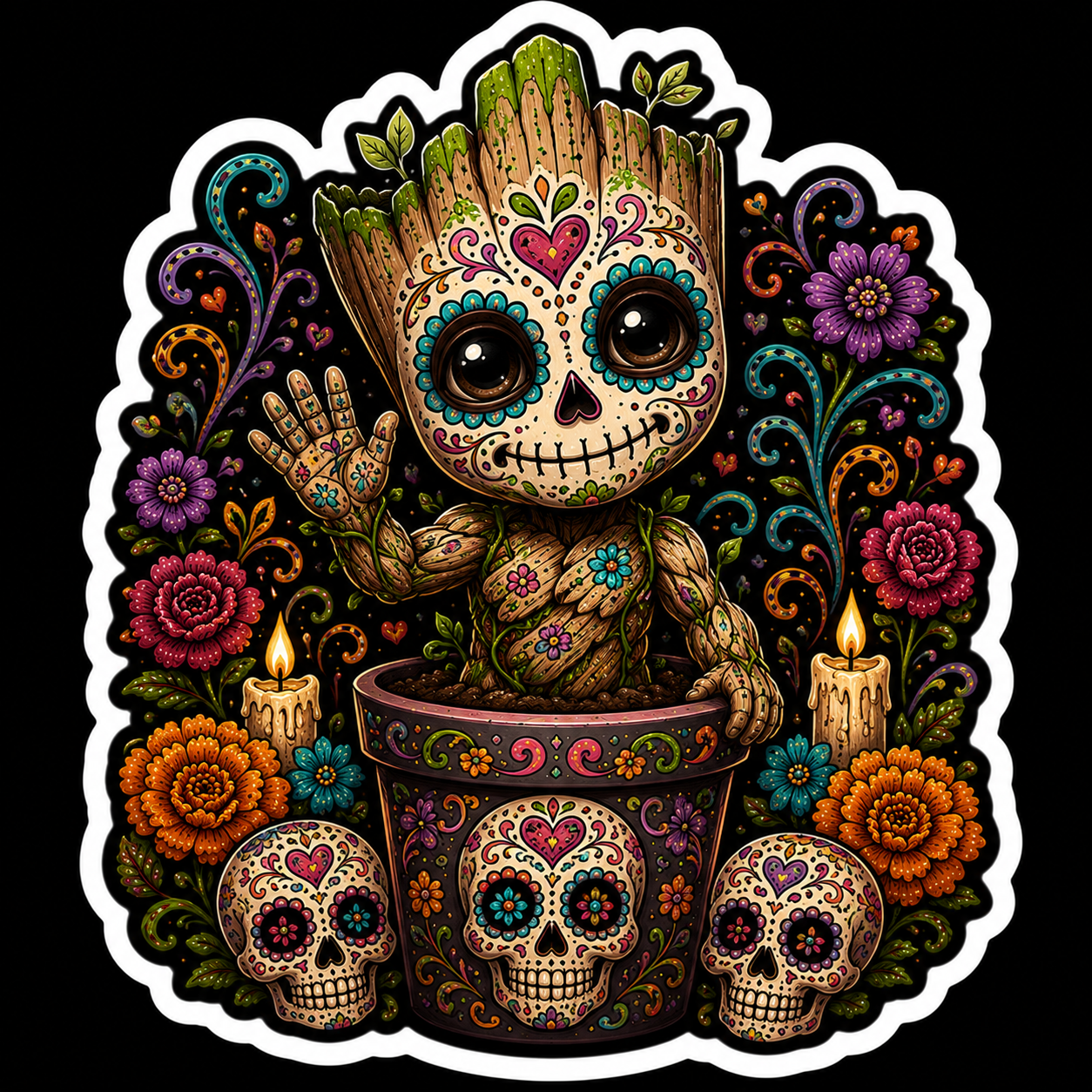 Baby Groot - Día de los Muertos Collection