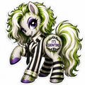 It's Showtime | Beetlejuice Pony Vinyl Sticker