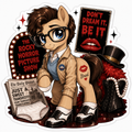 Just a Sweet Transvestite's Biggest Fan | Brad Pony Vinyl Sticker