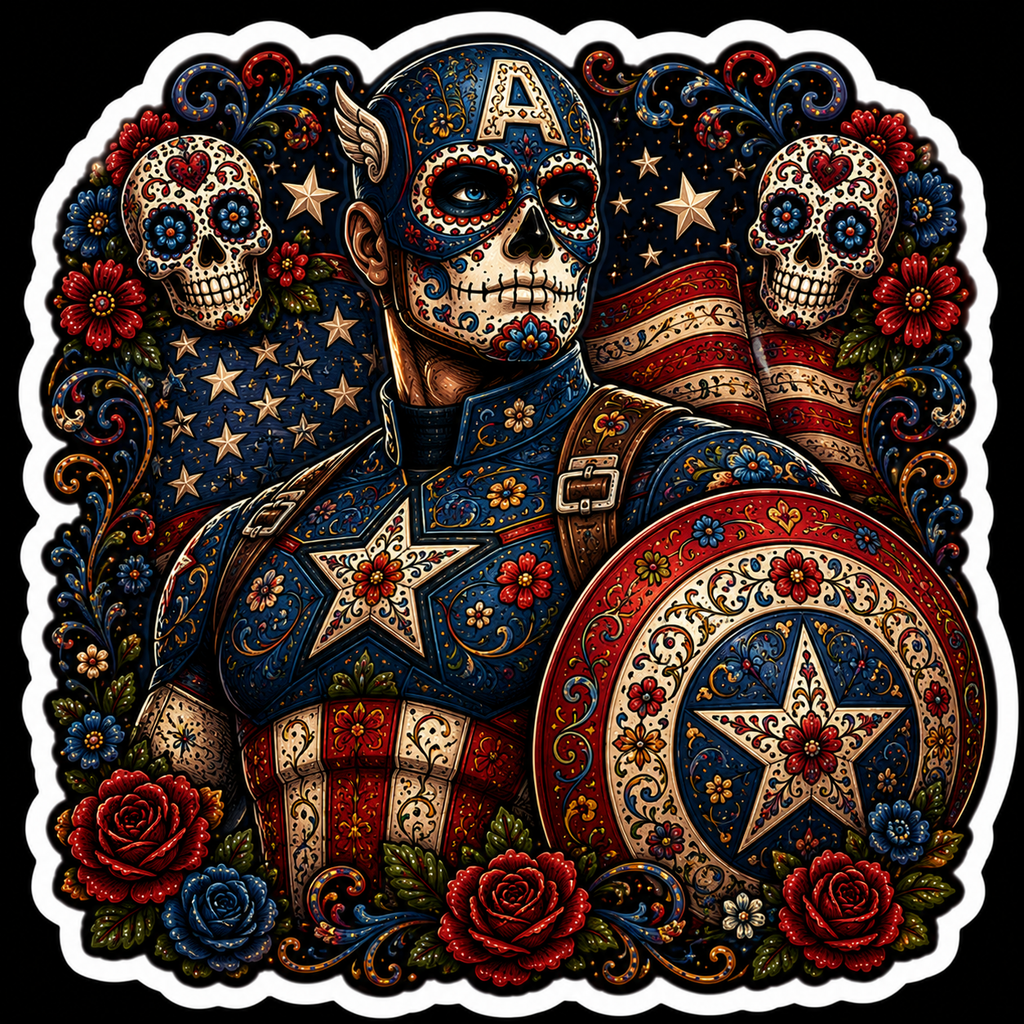 Captain America - Día de los Muertos Collection