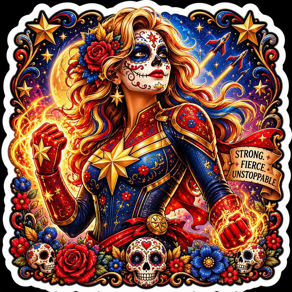 Captain Marvel - Día de los Muertos Collection