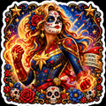 Captain Marvel - Día de los Muertos Collection