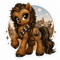 I've Got a Good Feeling About This | Chewbacca Pony Vinyl Sticker