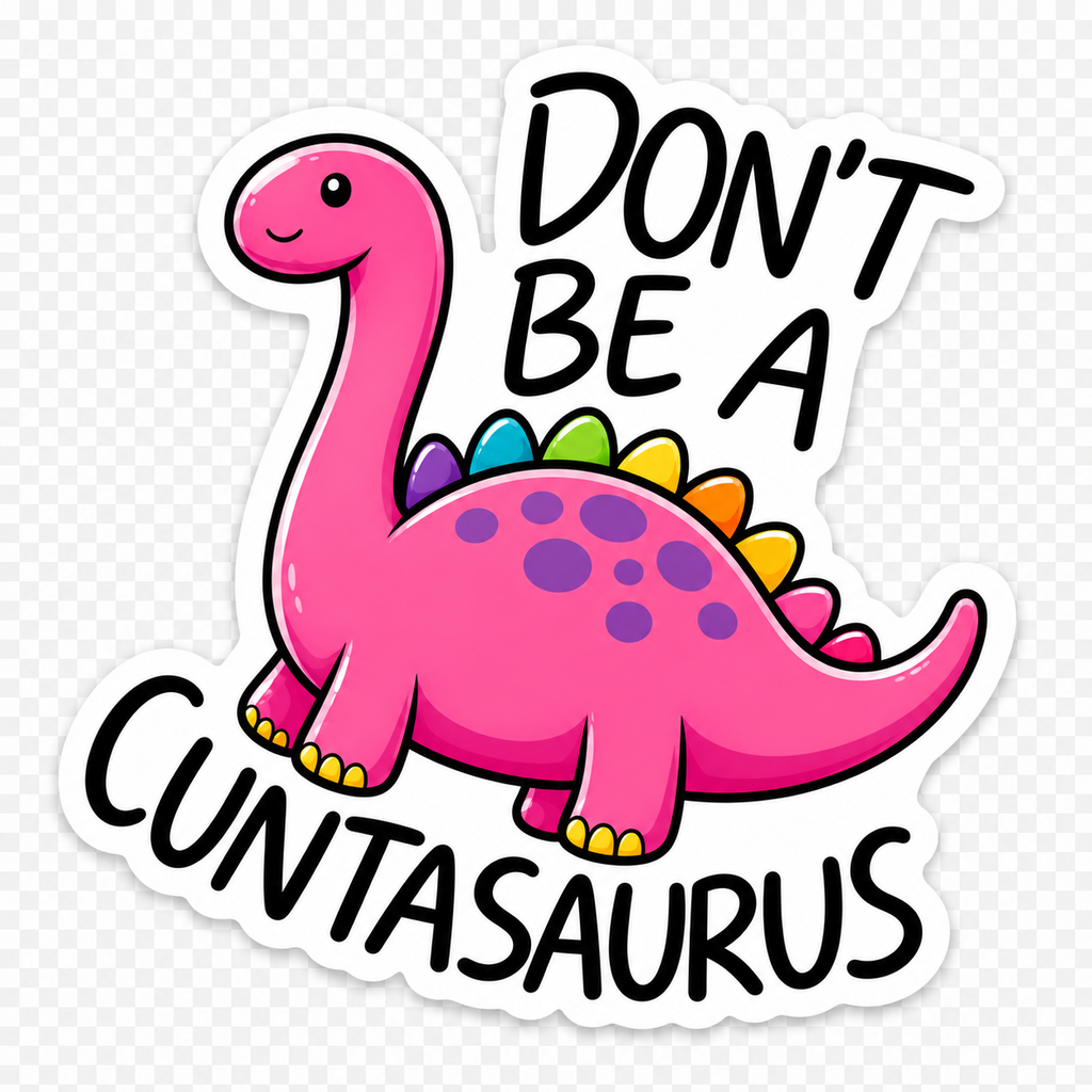 Don't Be a Cuntasaurus