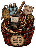 The Shining Cupcake Sticker