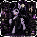 Mistress of the Dark | Elvira Pony Vinyl Sticker