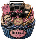 The Breakfast Club Cupcake Sticker