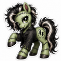 It's Alive | Frankenstein's Monster Pony Vinyl Sticker
