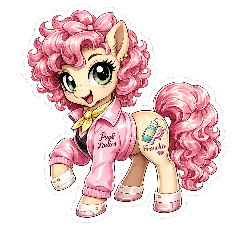 Beauty School Dropout | Frenchy Pony Vinyl Sticker