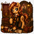 Where Dwell the Brave at Heart | Gryffindor Pony Vinyl Sticker