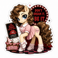 Time Warp Sweetheart | Janet Pony Vinyl Sticker