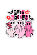 Mean Ghouls Halloween Sticker
