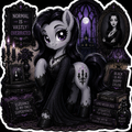 Elegance Is My Only Superpower | Morticia Addams Pony Vinyl Sticker