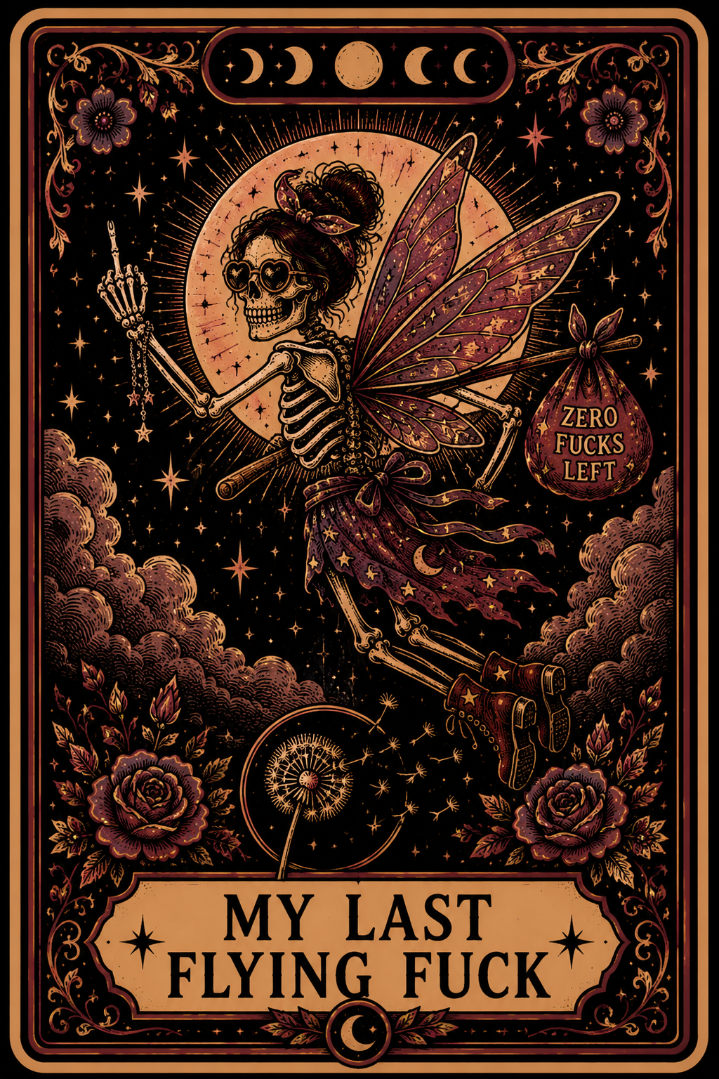 My Last Flying Fuck - Unhinged Tarot