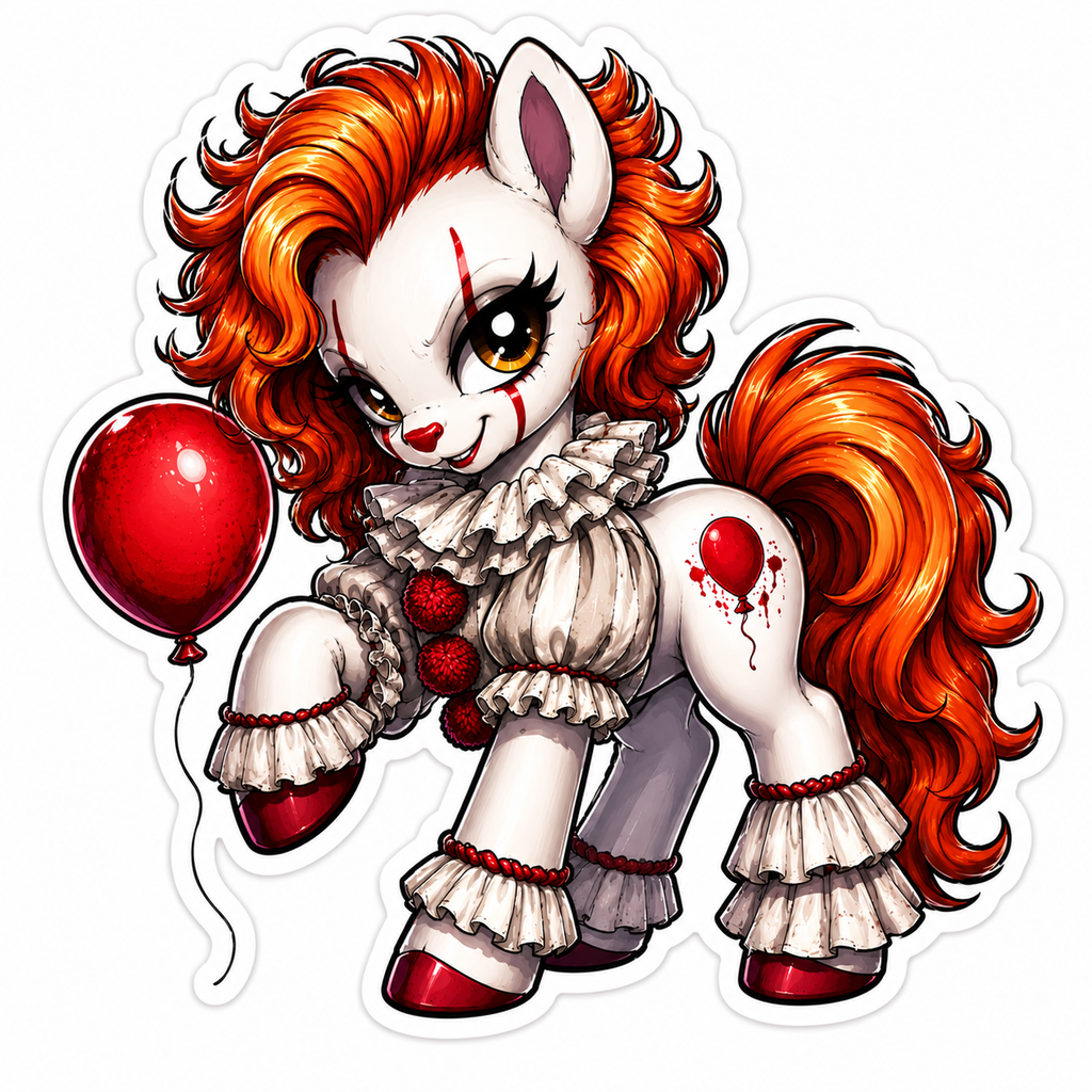 They All Float | Pennywise Pony Vinyl Sticker