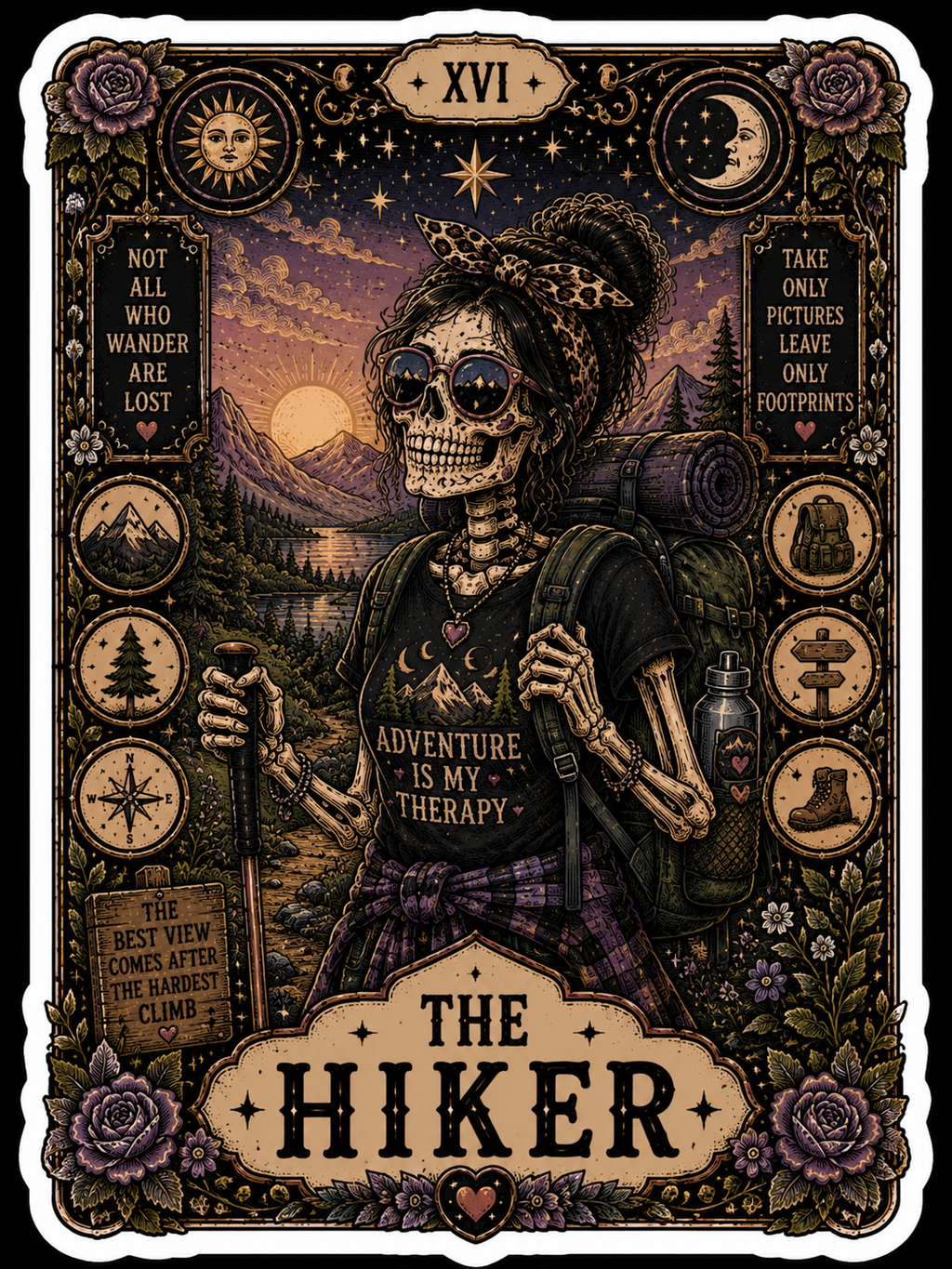 The Hiker - Unhinged Tarot