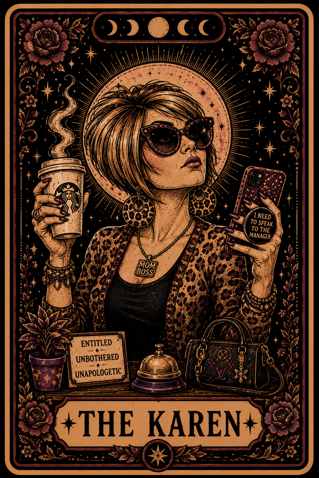 The Karen - Unhinged Tarot