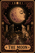 The Moon - Unhinged Tarot