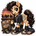 Stay Gold, Ponyboy | The Outsiders Pony Vinyl Sticker