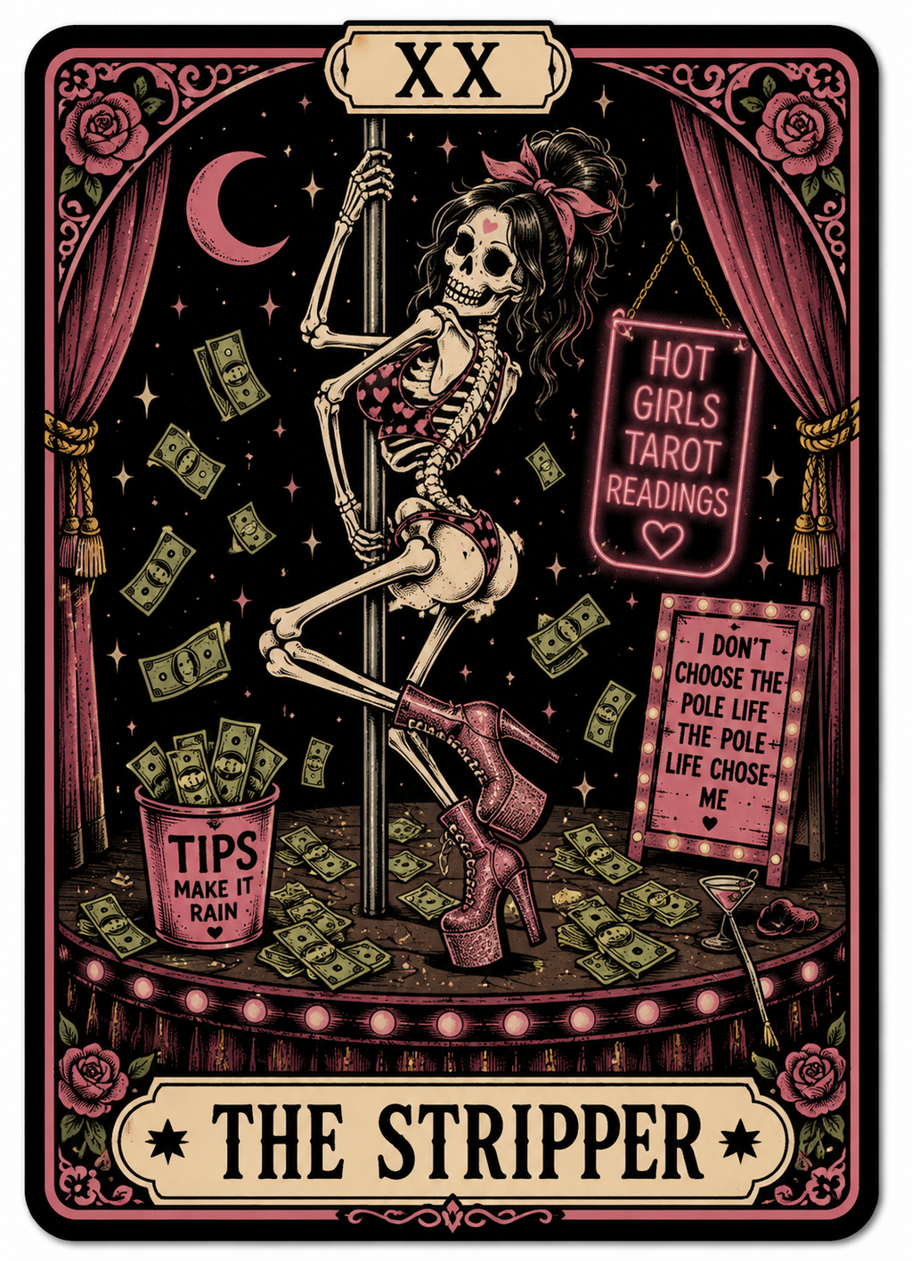 The Stripper - Unhinged Tarot Collection