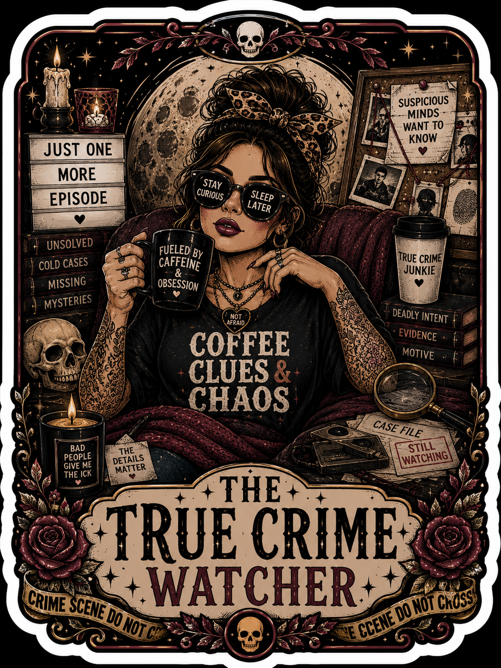 True Crime Watcher - Unhinged Tarot