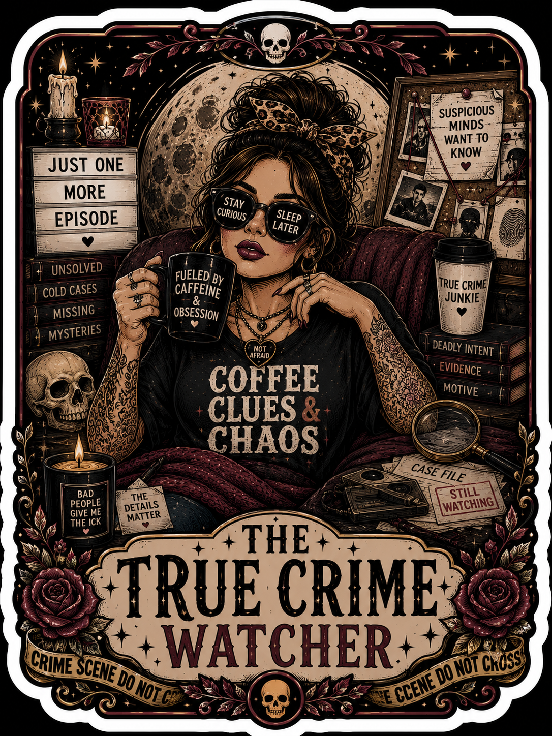 True Crime Watcher - Unhinged Tarot