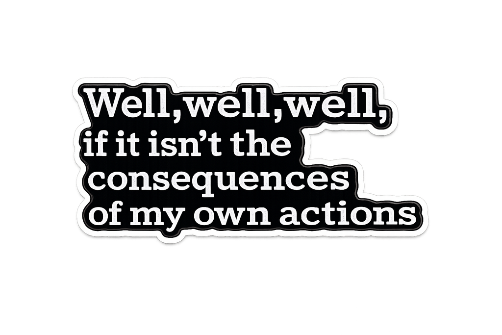 Consequences of My Own Actions