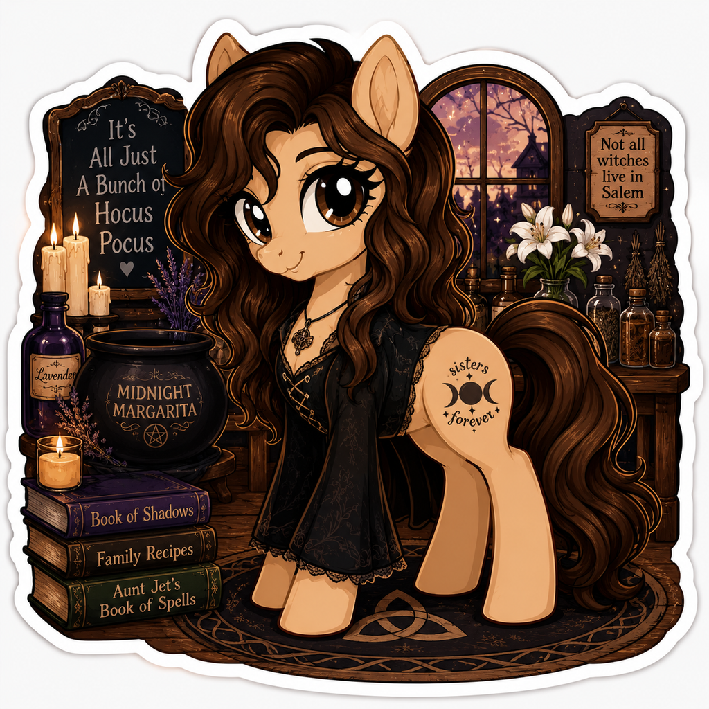 It's All Just a Bunch of Hocus Pocus | Practical Magic Pony Vinyl Sticker